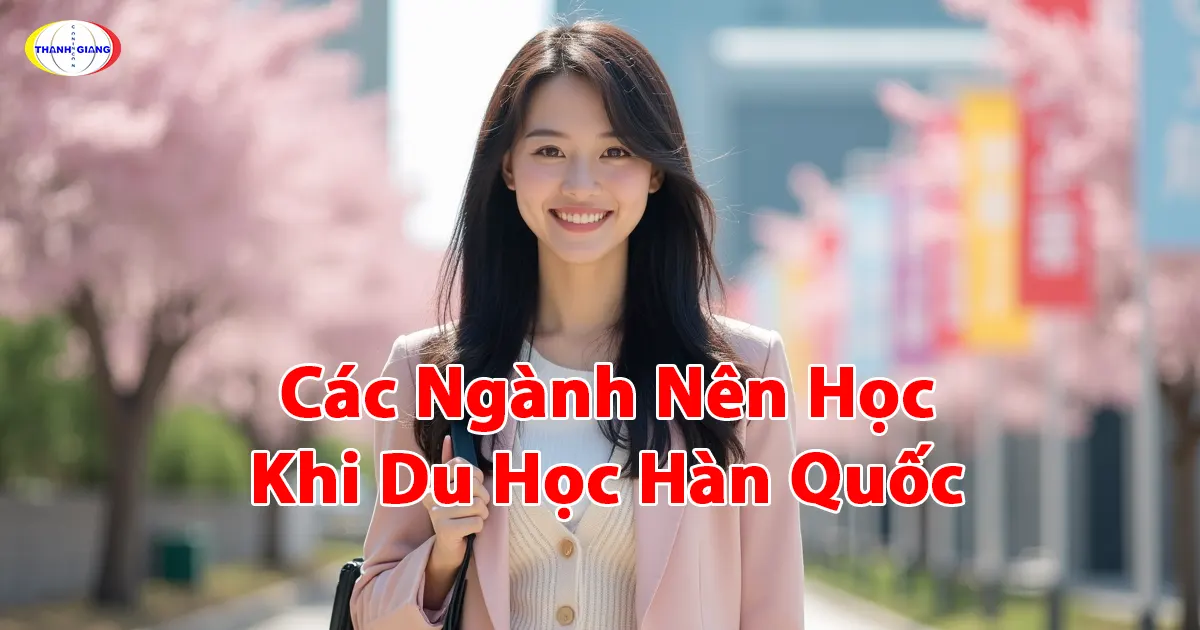 Các Ngành Nên Học Khi Du Học Hàn Quốc Với Thanh Giang