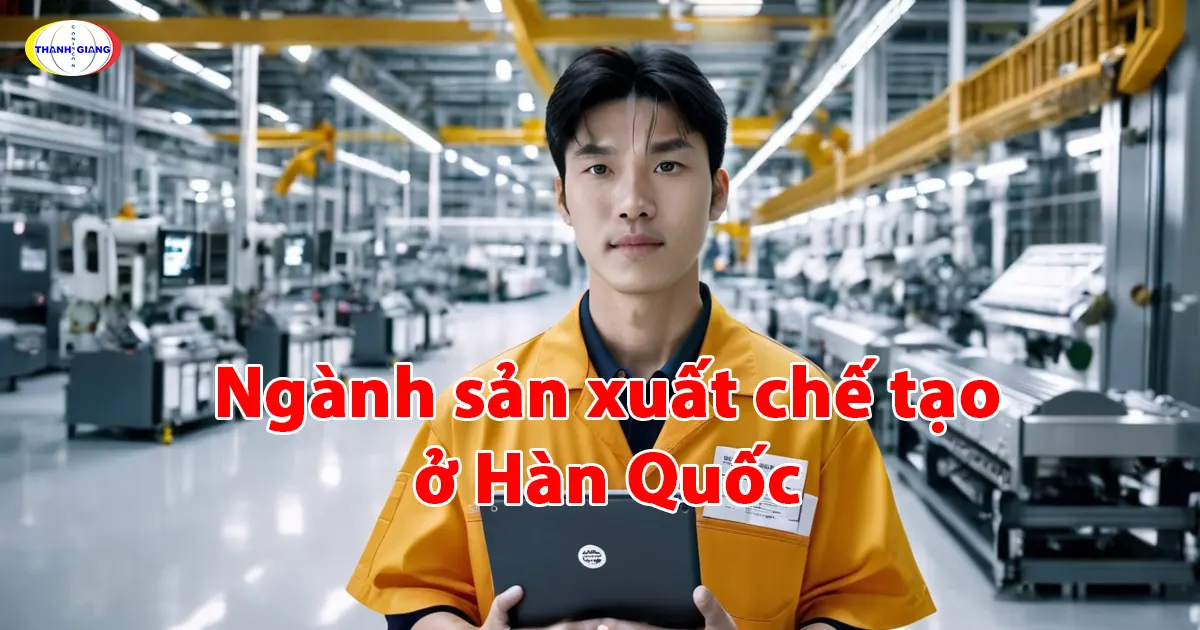 Ngành Sản Xuất Chế Tạo Ở Hàn Quốc: Cơ Hội Cùng Thanh Giang