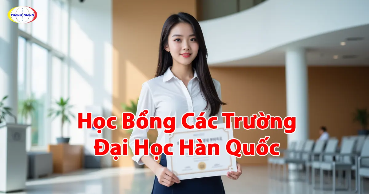Học Bổng Các Trường Đại Học Hàn Quốc: Tư Vấn Từ Thanh Giang