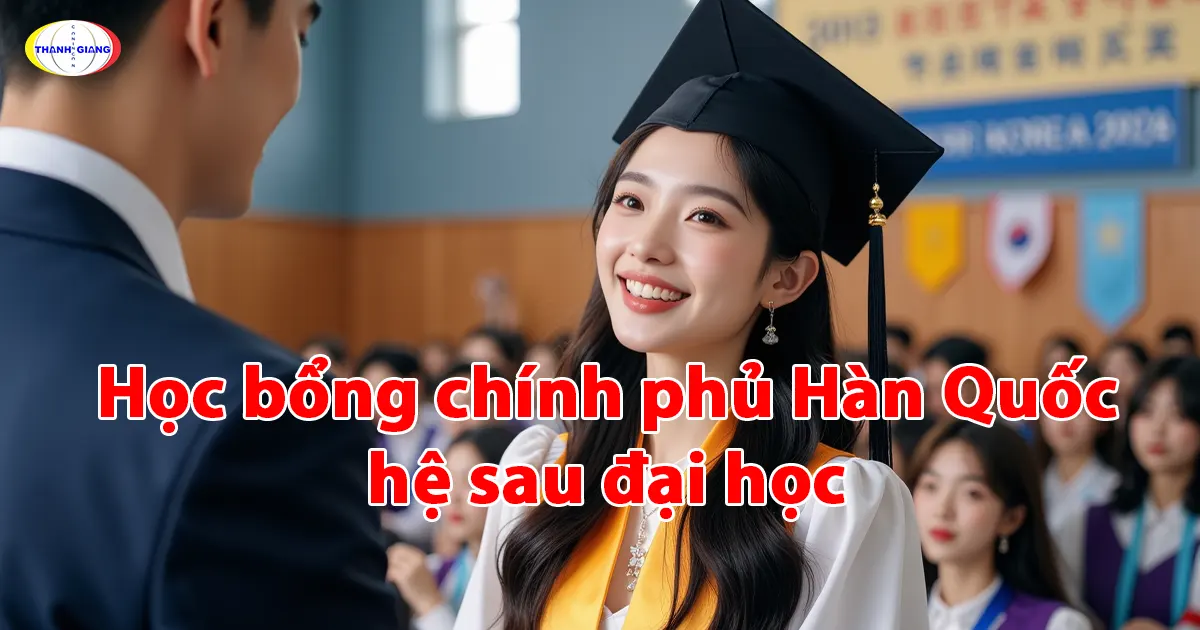 Học Bổng Chính Phủ Hàn Quốc Hệ Sau Đại Học Cùng Thanh Giang