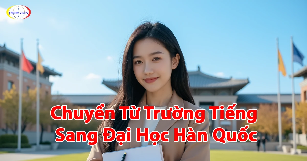Chuyển từ trường tiếng sang đại học Hàn Quốc