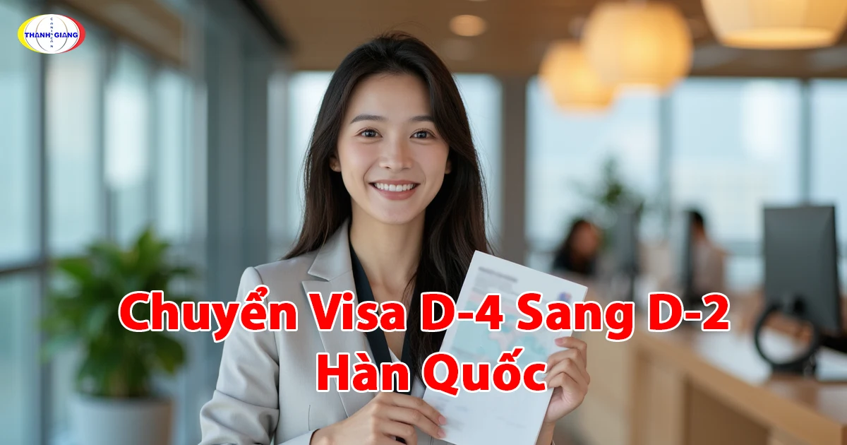 Chuyển visa D-4 sang D-2 Hàn Quốc: Hướng dẫn từ Thanh Giang