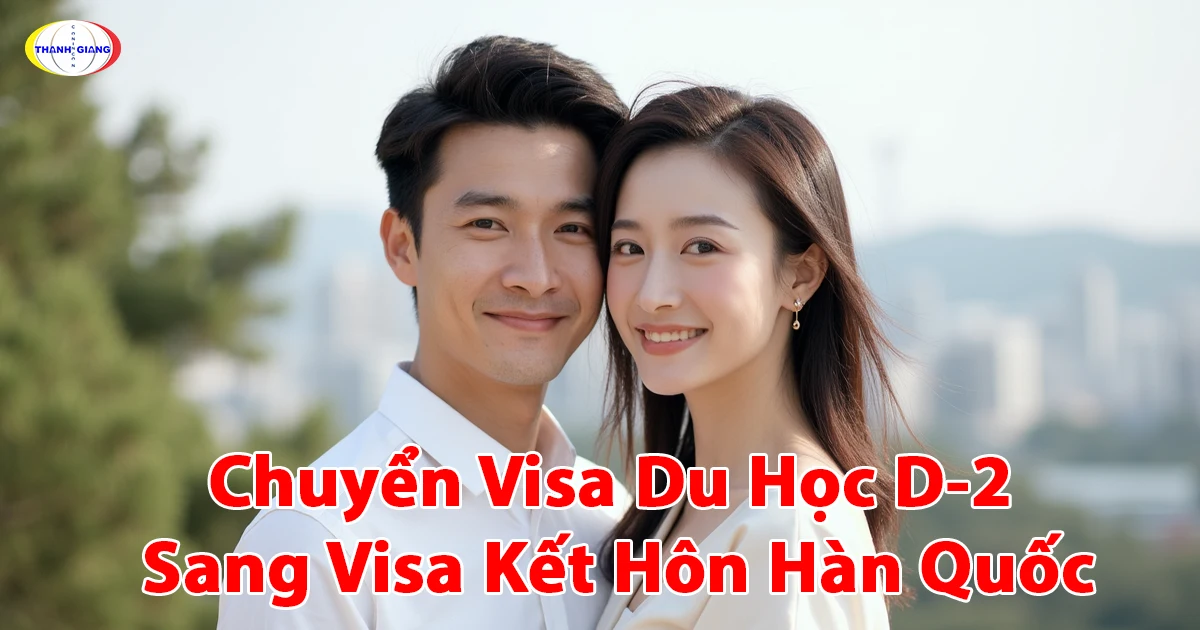 Chuyển visa du học D-2 sang visa kết hôn Hàn Quốc – Thanh Giang