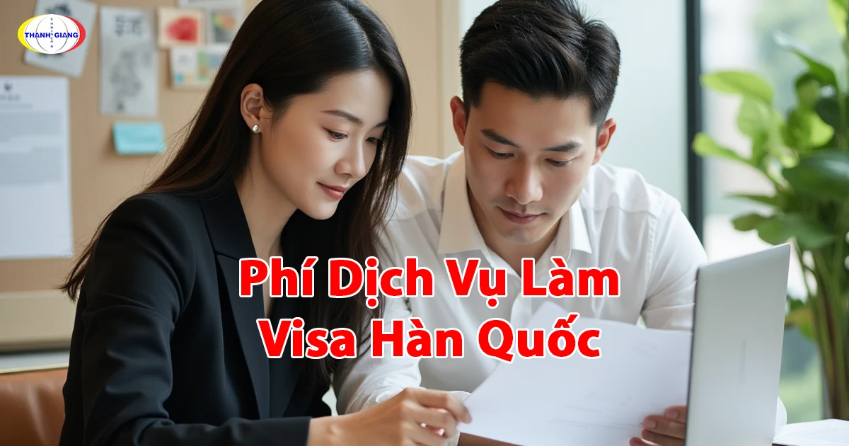 Phí dịch vụ làm visa Hàn Quốc: Tìm hiểu cùng Thanh Giang