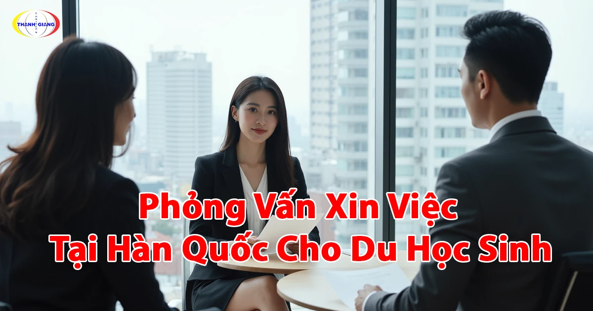 Phỏng Vấn Xin Việc Tại Hàn Quốc Cho Du Học Sinh – Thanh Giang