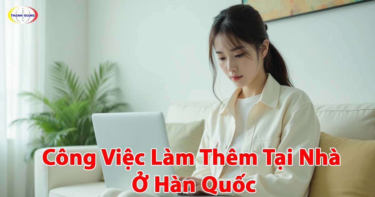 Công Việc Làm Thêm Tại Nhà Ở Hàn Quốc: Tư Vấn Từ Thanh Giang