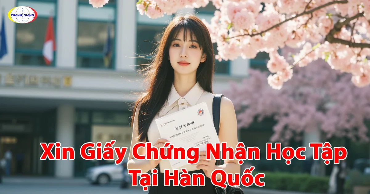Xin Giấy Chứng Nhận Học Tập Tại Hàn Quốc Cùng Thanh Giang