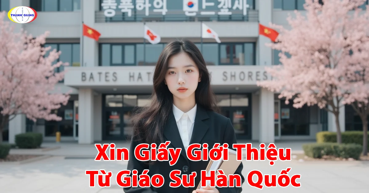 Xin Giấy Giới Thiệu Từ Giáo Sư Hàn Quốc Cùng Thanh Giang