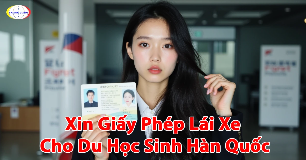 Xin Giấy Phép Lái Xe Cho Du Học Sinh Hàn Quốc Cùng Thanh Giang