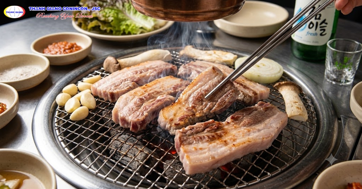 Samgyeopsal (Thịt Ba Chỉ Heo Nướng)