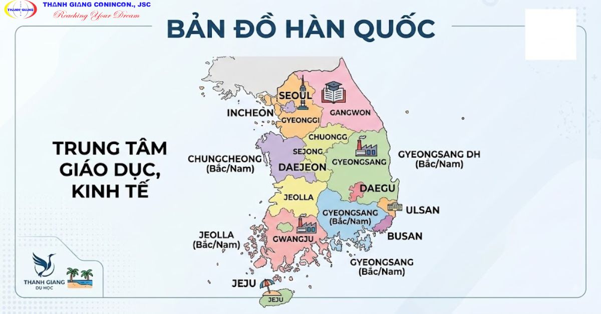 bản đồ Hàn Quốc